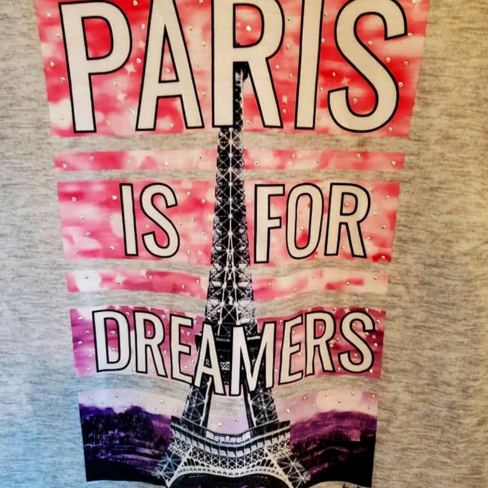 Justice “Paris is for Dreamers” Pajama Set Size 16/18